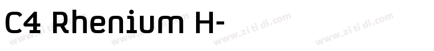 C4 Rhenium H字体转换